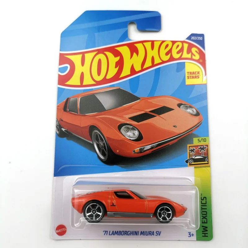 2022-202 Hot Wheels Cars 71 LAMBORGHINI MIURA SV 1/64 Metal Die-cast Model Collection Toy Vehicles