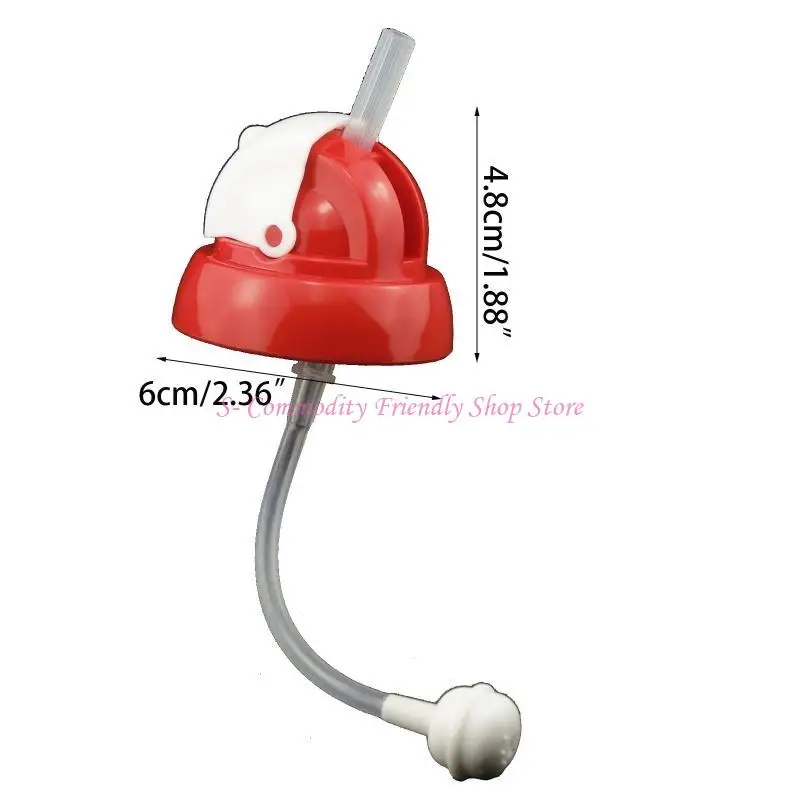 85AE 젖병 식품 등급 시피 스파우트용 가중 빨대가 포함된 밀짚 상단 젖꼭지