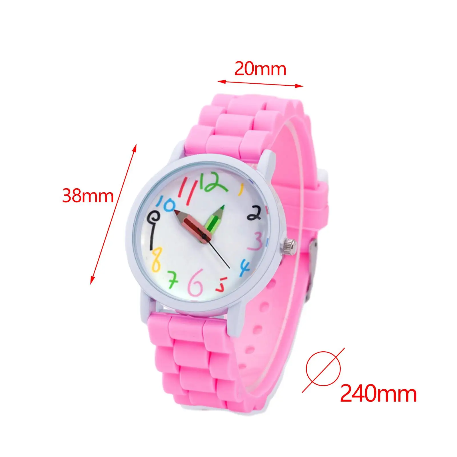 Children Silicone Watch Fashion for Street Outdoor Activities Birthday Gift