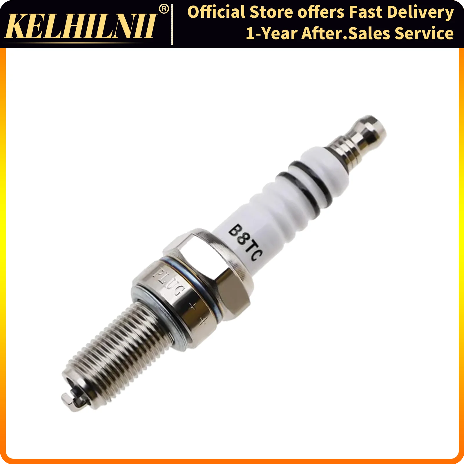 B8TC Zündkerze Motorrad Zündkerze 10 mm Gewinde ersetzt B8rtc RG94C 98059-5881 4854 für Suzuki Yamaha Honda Kawasaki Champion