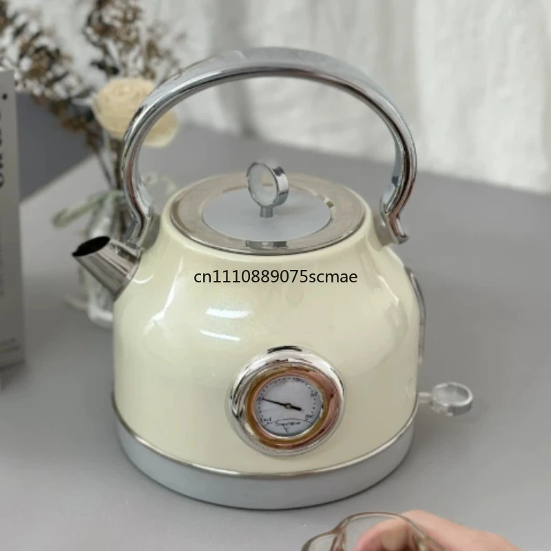 Electric kettle retro constant insulation 304 stainless steel household automatic power failure