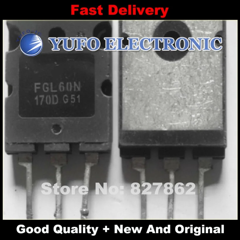 Free Shipping 5PCS [-IC] FGL60N170D G60N170D   IGBT 60A 1700V Microwave  (YF1024)