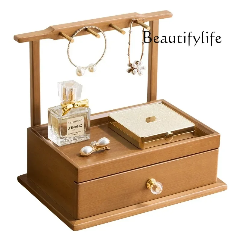 Jewelry storage box, high-end exquisite hand jewelry, earrings, necklaces, new hair accessories, stud earrings box.