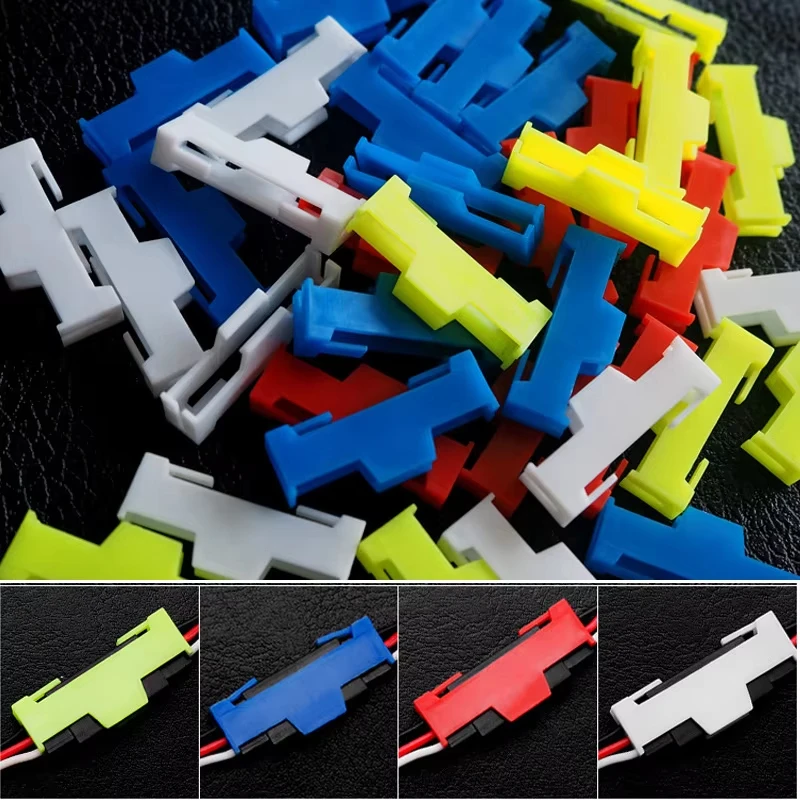 10/20/50Pcs Lot Servo Extension Cable Buckle Clip Plastic Servo Cord Fastener Plugs Fixing Holder for RC Airplane DIY Parts