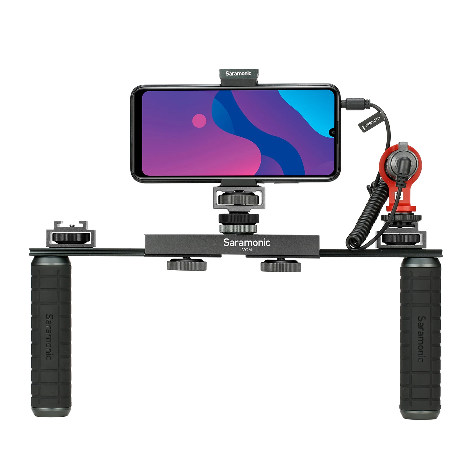 Saramonic VGM Smartphone Video Kit with Stabilizing Rig and Microphone for content creators vloggers smartphone videographers