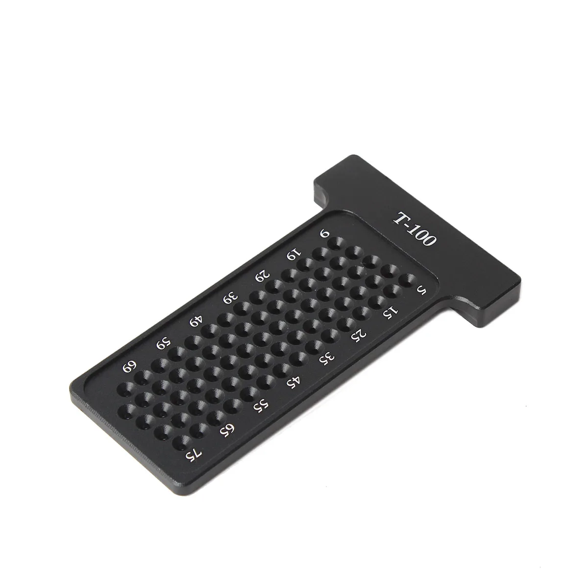 Règle d'étalonnage croisée de poche en aluminium T100, travail de calcul, scribe de précision, règle en T, jauge de marquage de dessin au trait, mesure de bricolage