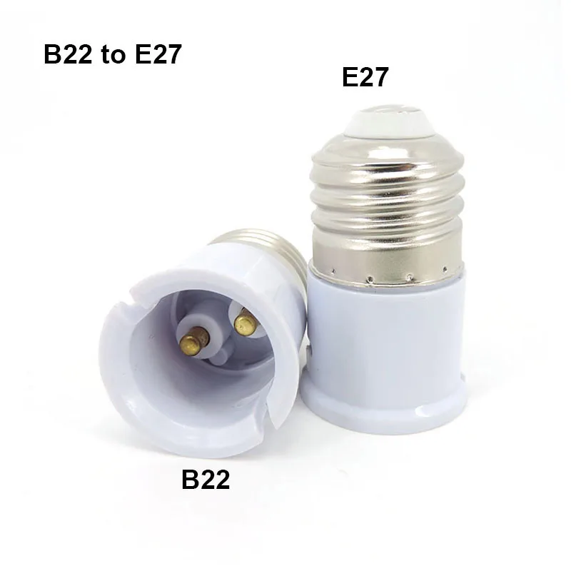 E27 to B22 Screw led Holder light Lamp base Socket Converter plug Light Bulb Adaptor Bayonet AC power Adapter Lighting Parts a1