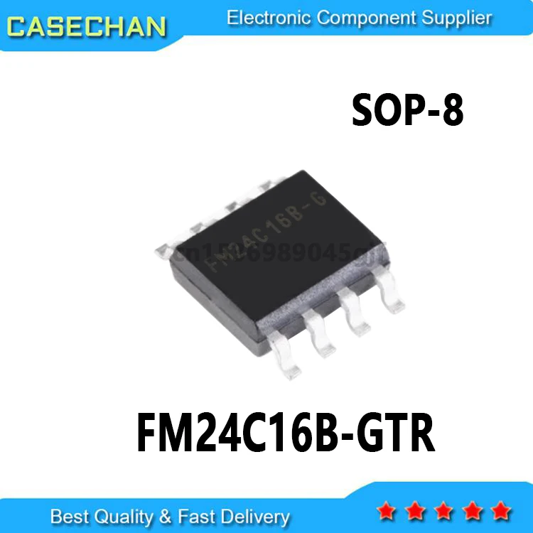 1PCS New and Original FM24C16B-G  FM24C16B-GTR 16Kbit FROM SOP8