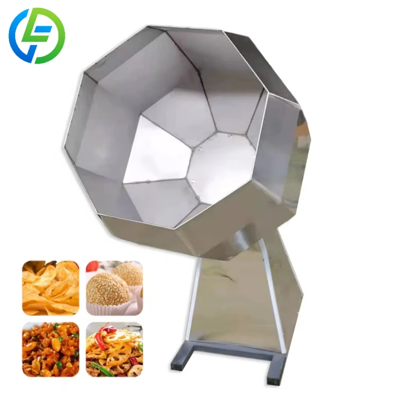 

Комплектная восьмиугольная машина для приправ с системой управления двигателем смесительного барабана, готовая к использованию для фабрик по производству снеков