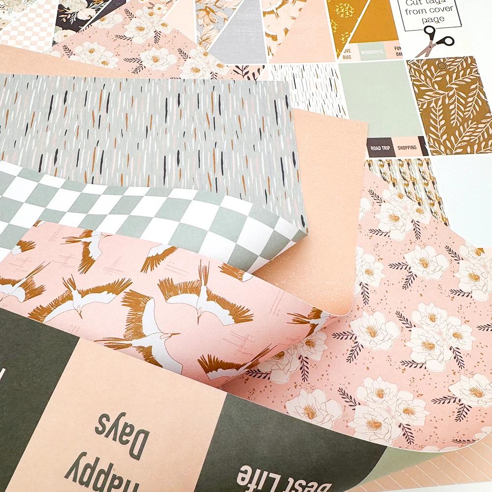 Creative Path 12 Inch Scrapbooking Paper Supplies Crafts Journaling Decorative Materials 20 Sheets Cardmaking 305x305mm