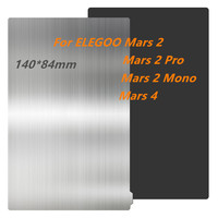 ENERGETIC Resin Build Plate Magnetic Sheet 140x84mm 3D Printer Resin Flex Plate for ELEGOO Mars 2/Mars 2 Pro/Mars 2 Mono/Mars 4