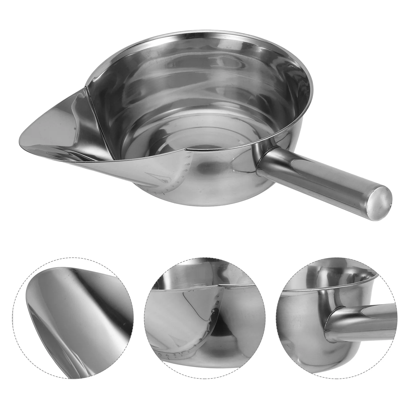 

Stainless Steel Spoon Kitchen Serving Scoop Scraper Food for Ice Cubes Shovels Restaurant