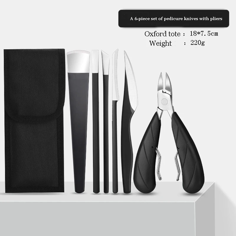 

Stainless steel pedicure knife set, dead skin and callus removal tools, nail groove and onychomycosis knife, nail art tools