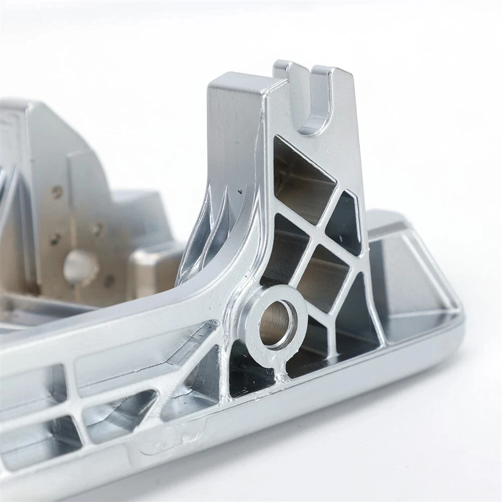 For Car Interior Repair Interior Door Handle Silver Door Grip Plastic Construction Stable Performance High Reliability