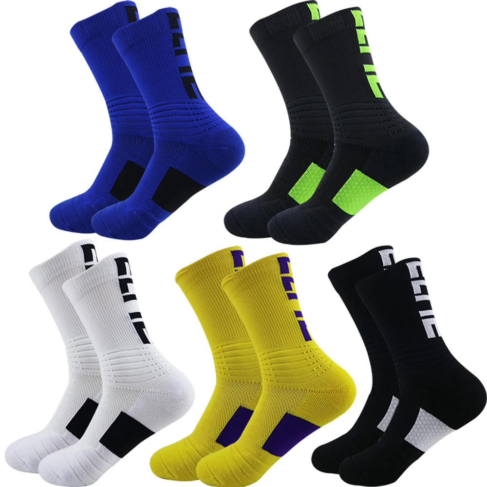 New Football Training Anti slip Socks Breathable and Sweat-wicking Medium Sleeve Badminton Outdoor Mountaineering Socks