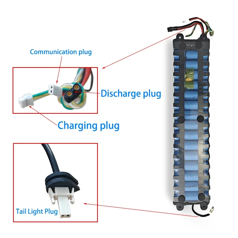 For Xiaomi M365/1S scooter battery 36V 7800mAH 10S3P battery pack comes with BMS  can communication