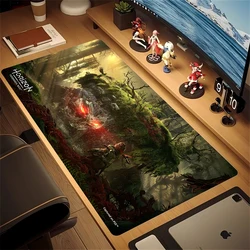 Mousepad Large Gaming Horizon Zero Dawn Forbidden West Mouse Pad LockEdge Thickened Computer Keyboard Table Non-slip Desk Mat