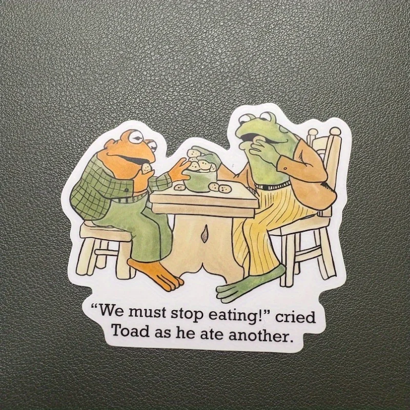 

Виниловые наклейки или магниты с лягушкой и жабой — матовый многоразовый ноутбук, бутылка с водой, прочные наклейки с героями мультфильмов для ноутбука