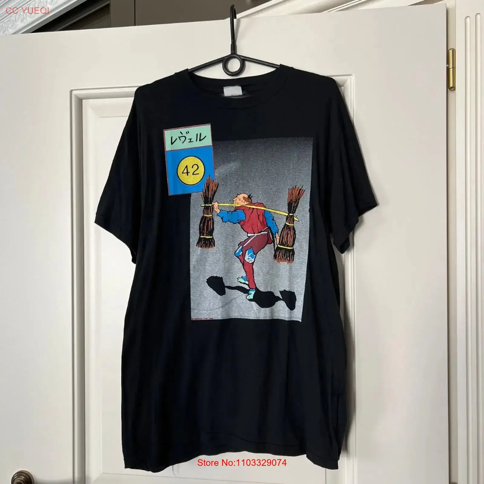 T-shirt vintage 1988 Level 42 World Tour Band Japan Jazz, style vintage, lavé, élégant, légèrement confortable, respirant, polyvalent