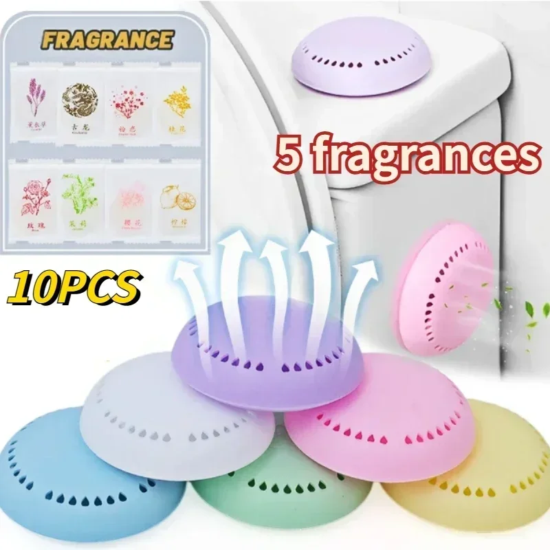 

Round Solid Air Fresheners Toilet Aromatherapy Lasting Deodorization Solid Air Freshener for Bedroom Wardrobe Car Household