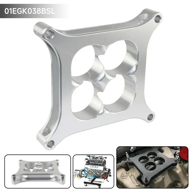 لشيفي GM LS1 LS2 LSX شيفروليه فورد 302 SBC T6 الألومنيوم 4150 CNC 1 بوصة تشكيله المكربن فاصل مربع تتحمل 4 ميناء