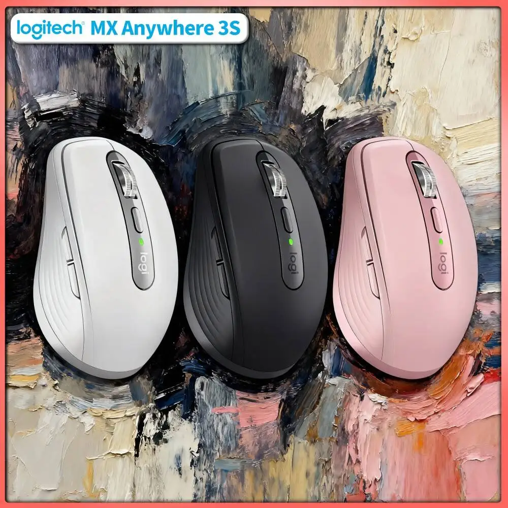 Portable MX Anywhere 3S - 8000 DPI, Silent Click Buttons, Compact Shape, Perfect for Electronics Market Weekend Showcase Booth