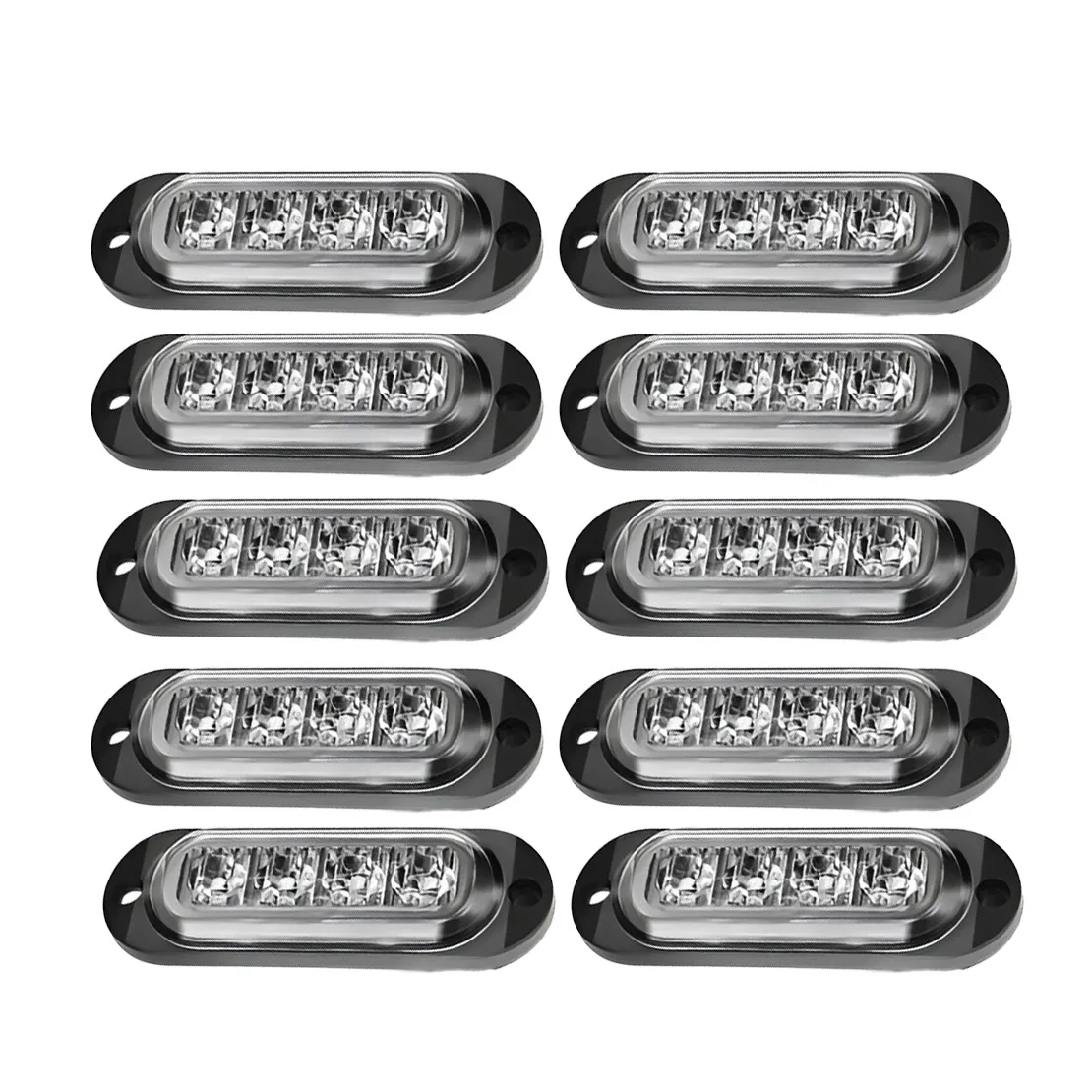 

10Pcs LED Clearance Side Marker Fender Turn Signal Light Lamp Indicator Fit for RV Car Trailer Truck Caravan Camper Lorry Boat