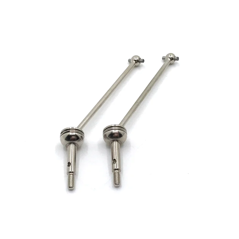 2 pezzi di aggiornamento in metallo parti di automobili RC asse di rotazione anteriore e posteriore CVD adatto per WLtoys 144010 144001-02 124017-16-18 124019