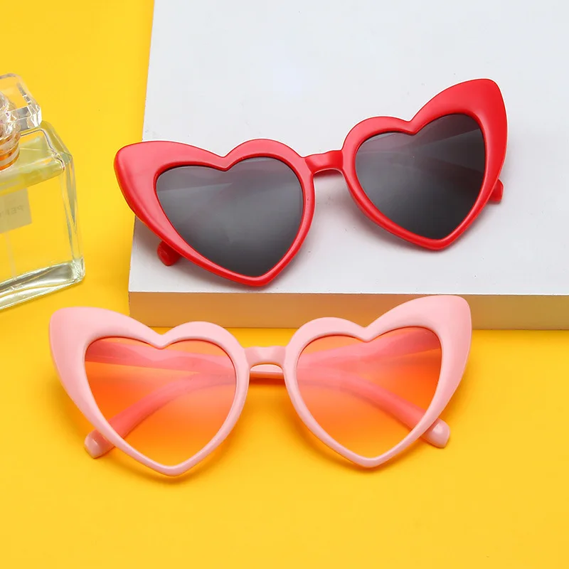 2023 New Fashion Sunglasses Women's design Brand Heart-shaped Sun Glasses Summer Women's Trend Eyewear UV400 Gafas De Sol