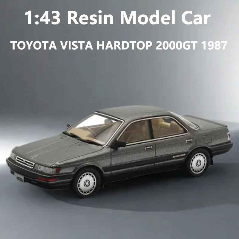 

Hi-Story 1:43 Model Car TOYOTA VISTA HARDTOP 2000GT 1987 Edition Model Resin High Simulation Vehicles Toys Collection For Boys