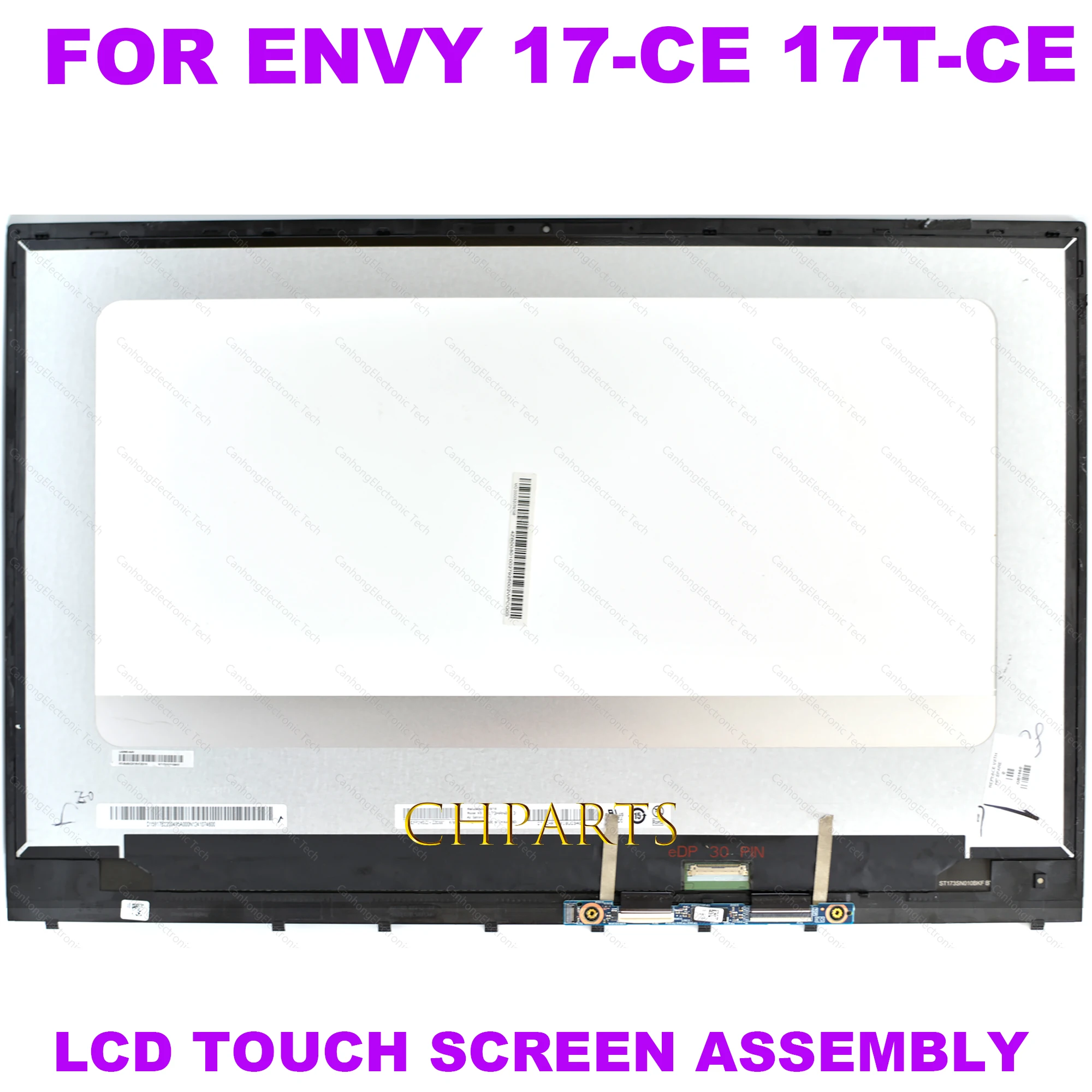 original l52653001 para hp envy 17 17 ce 17t ce fhd 19201080 tela de toque lcd montagem substituir display do portatil l54269 001 01