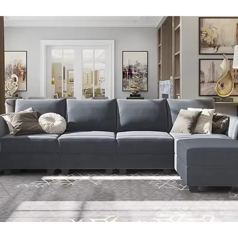 Living Room Furniture Set Combination Design Sofa Luxury Modern Home Style