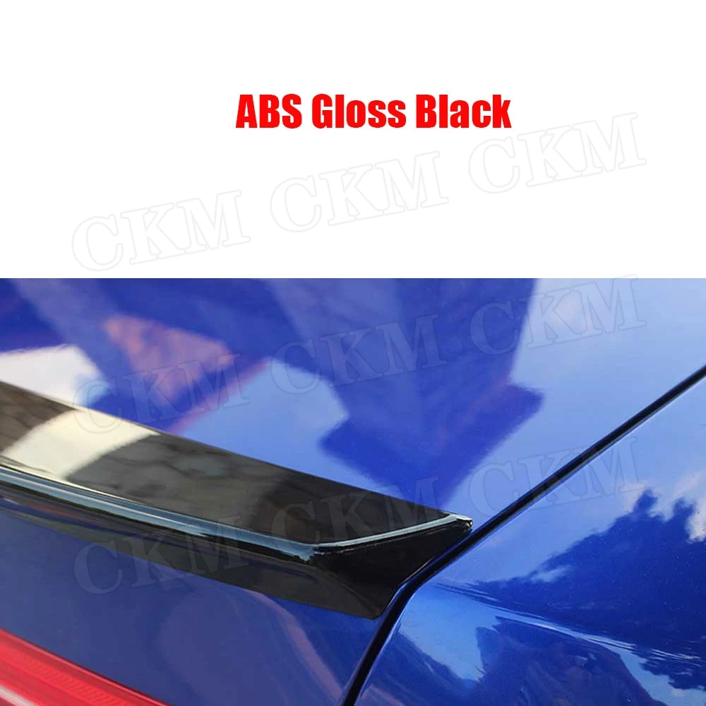 

For XE Rear Spoiler Boot Lip Wing For Jaguar Sedan 4-Door 2015-2018 Gloss Black Trunk Trim Sticker Spoiler Car Body Kits