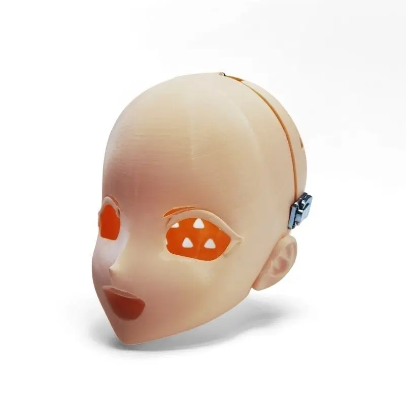 Anpassen Charakter Junge/Bily Kigurumi Halbkopf mit Schloss Anime Cosplay Kigurumi Maske COS Kopfbedeckung