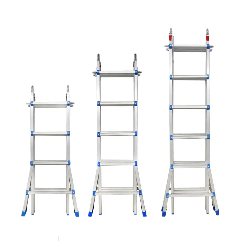

Прямая продажа с фабрики, индивидуальная многофункциональная лестница из алюминиевого сплава с безопасным поручнем