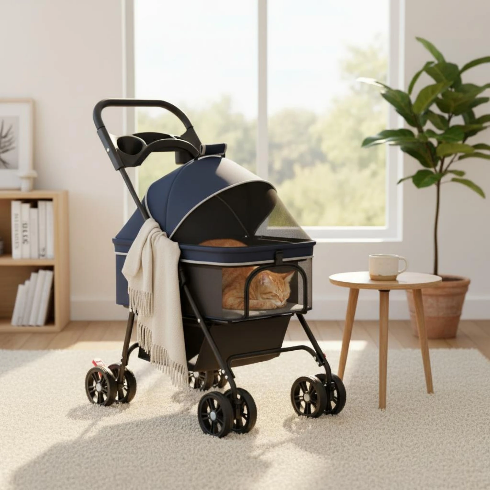 pet-carrier-stroller-mesh-window-foldable-pet-stroller-creature-transport-large-wheels-cup-holder-for-travel-shopping