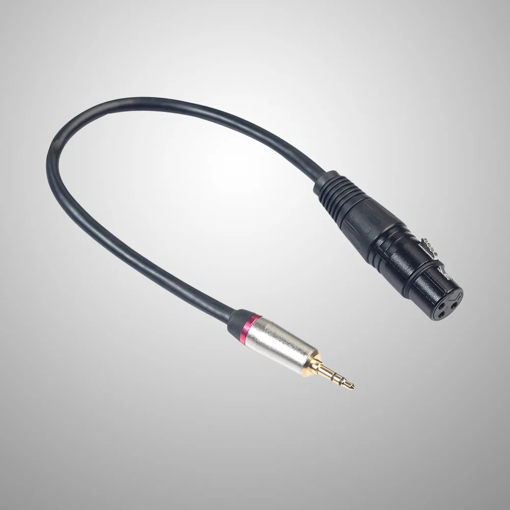 

3.5Mm To Xlr Cable 0.3M Audio Adapter For Microphone Sound Signal Gold Plated Connector Pvc Coated Audio Video Cable Xlr Adapter