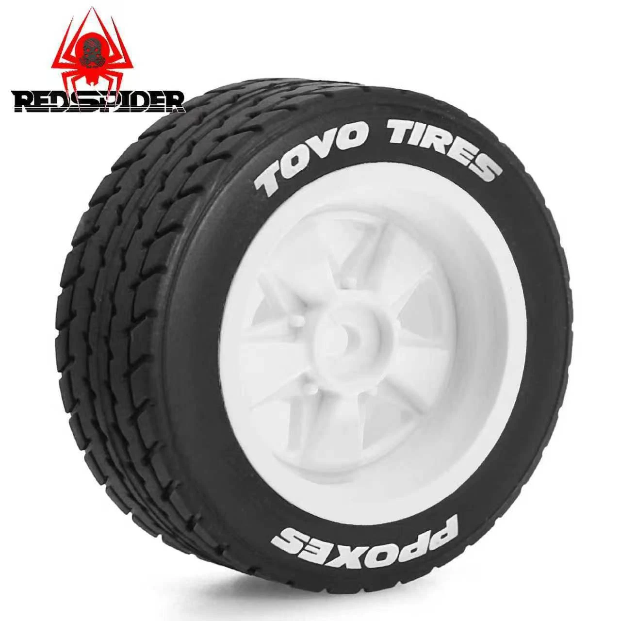 Set di ruote e pneumatici RC da 4 pezzi 60 mm per Tamiya M03 M04 M05 XM01 MJX 14303 14304 |   Cerchio in plastica con gomma |   Parti di aggiornamento