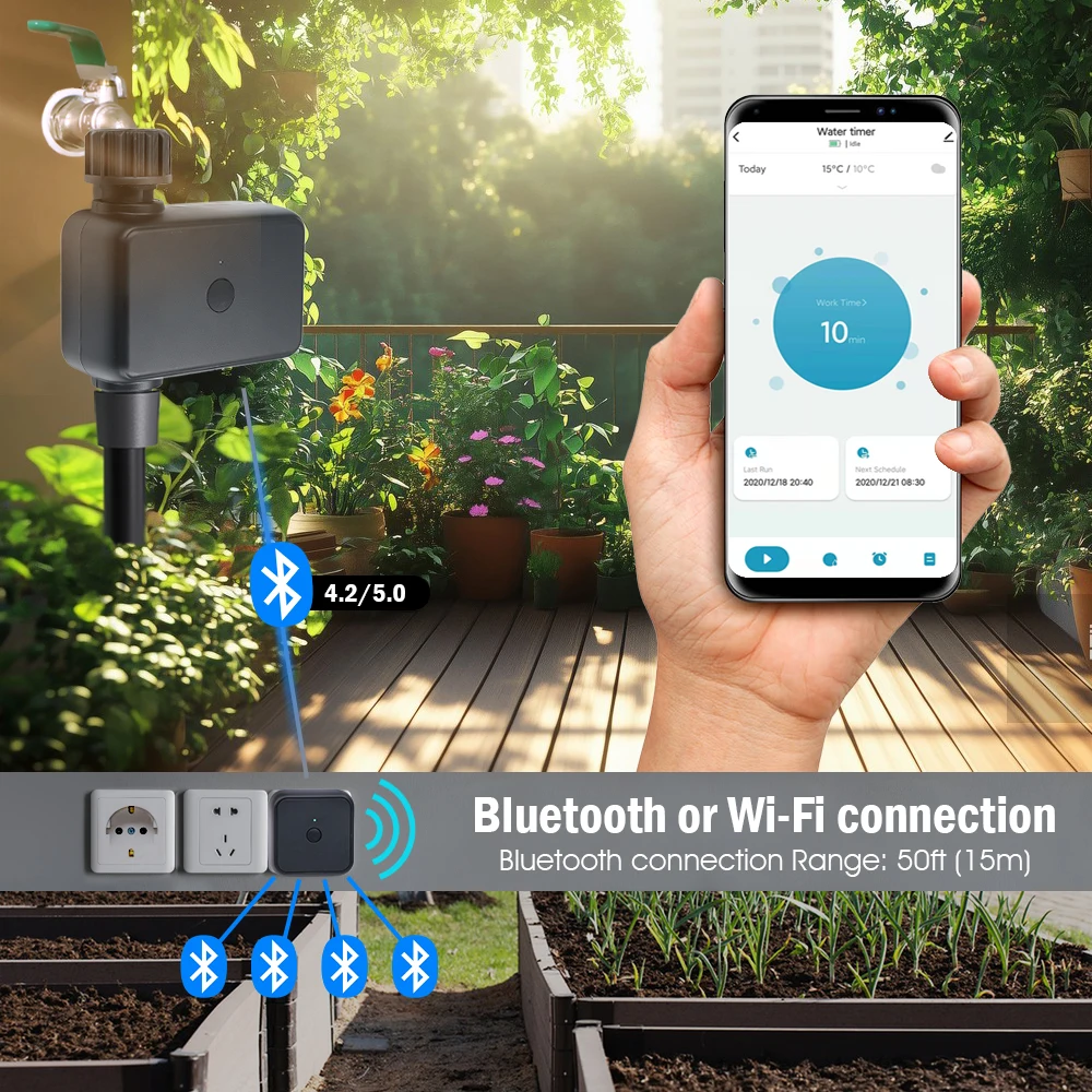 Temporizadores wi-fi inteligen - Smart Garden Uk avaliação e preço