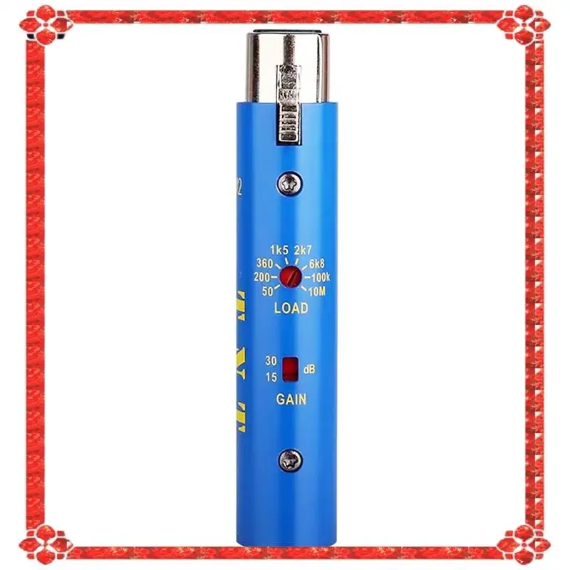 24-Stunden-Lieferungszubehör für den aktiven Inline-Mikrofonvorverstärker DM2 Dynamite + 30 dB Verstärkung, starke Anti-Interferenz für DM2 T.N.T Mic Pre