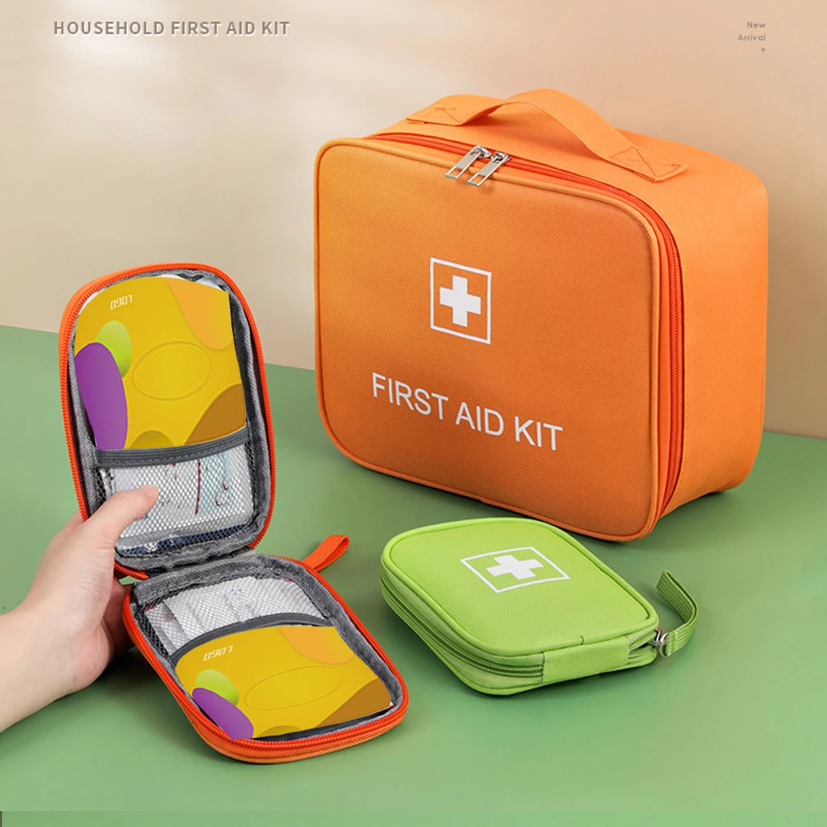 Large Capacity Emergency Kit Student Health Kit Portable Portable Small Medicine Bag Outdoor Medicine Storage Bag