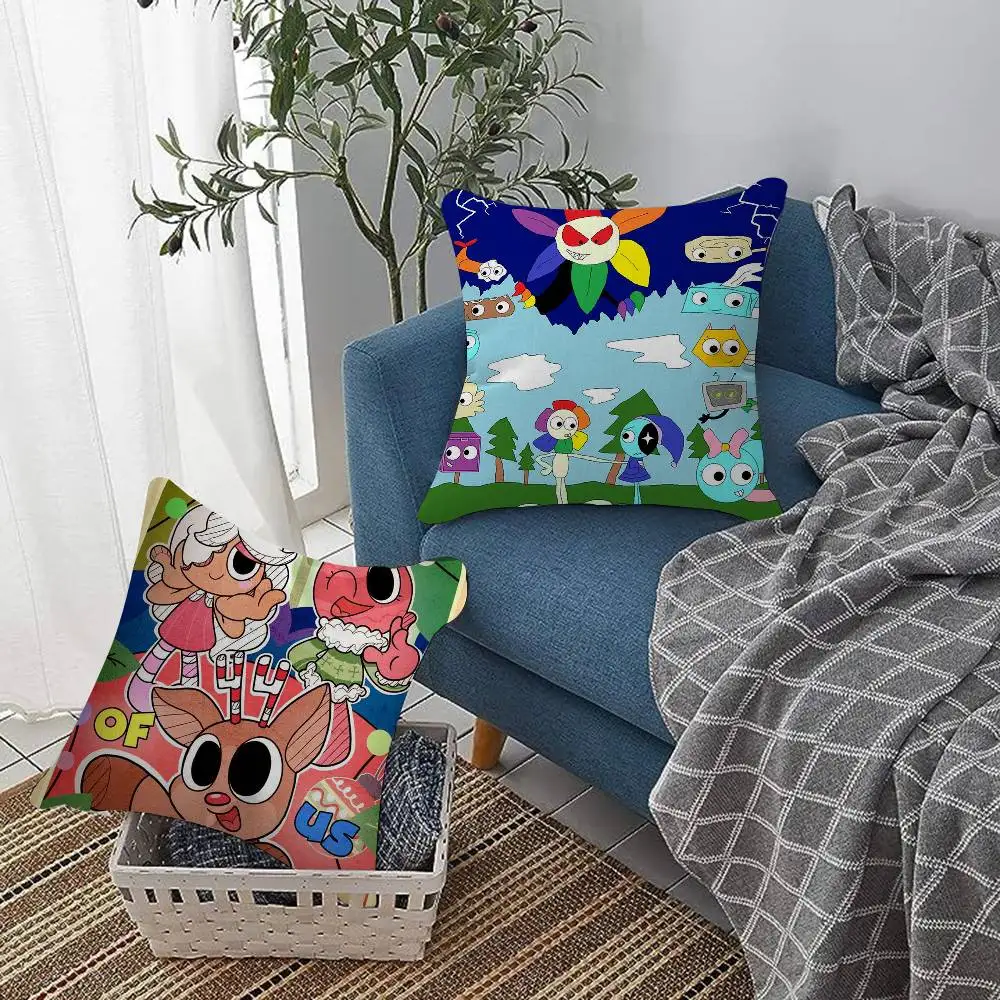 

Чехол для подушки Game D-Dandys World, чехол для диванной подушки, украшение для дома, подарок для детей