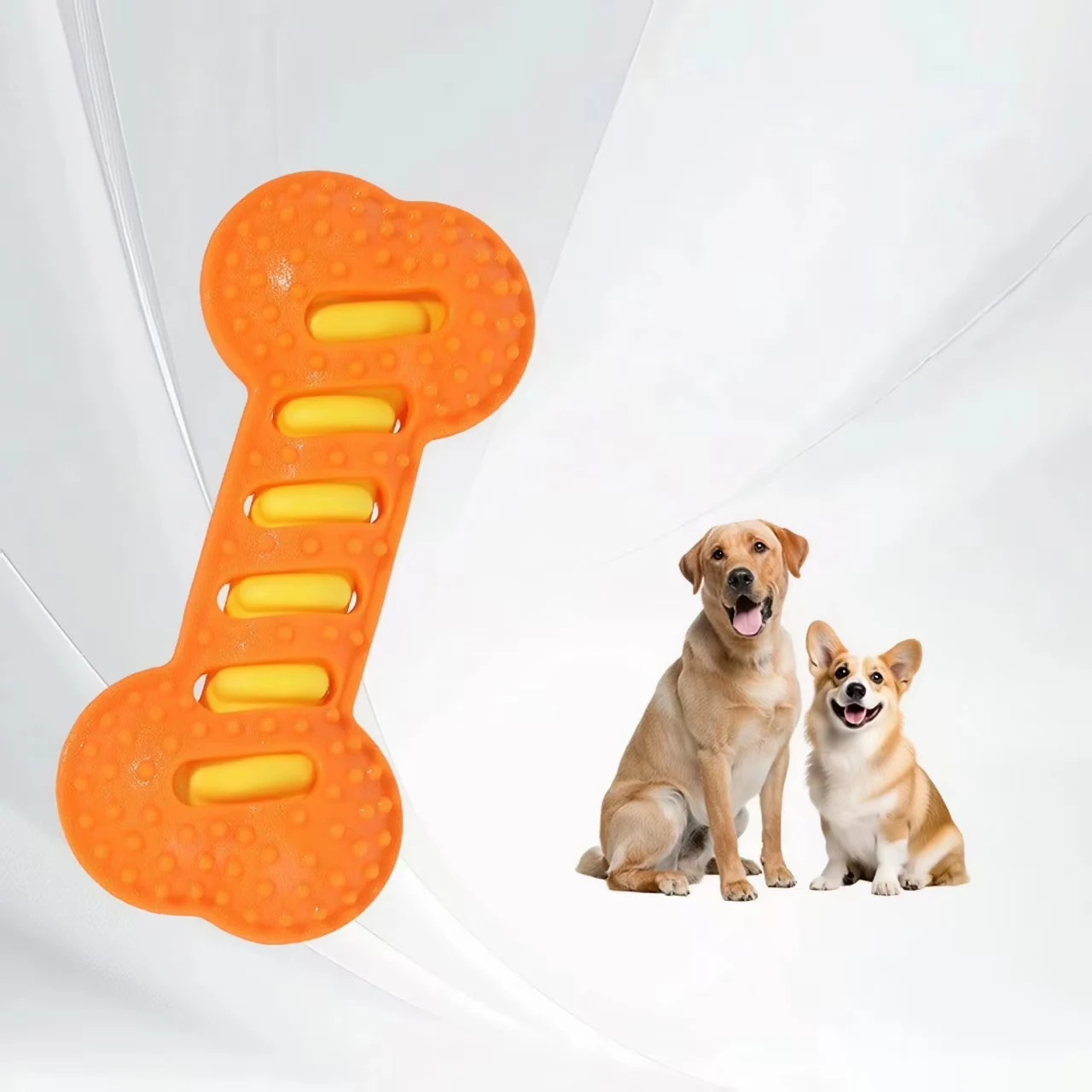 

Dog Toy Teeth Grinding Bone Anti Bite Outdoor Interactive Training Dog Toy Bite Dog Bone Dog Soothing Tool Toy