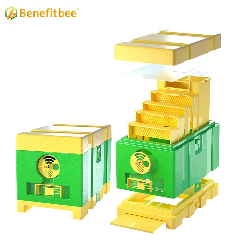 Queen Bee Mating Box Plastic HDPE Mini Nuc Box Beehive for Beekeepers Queen Rearing