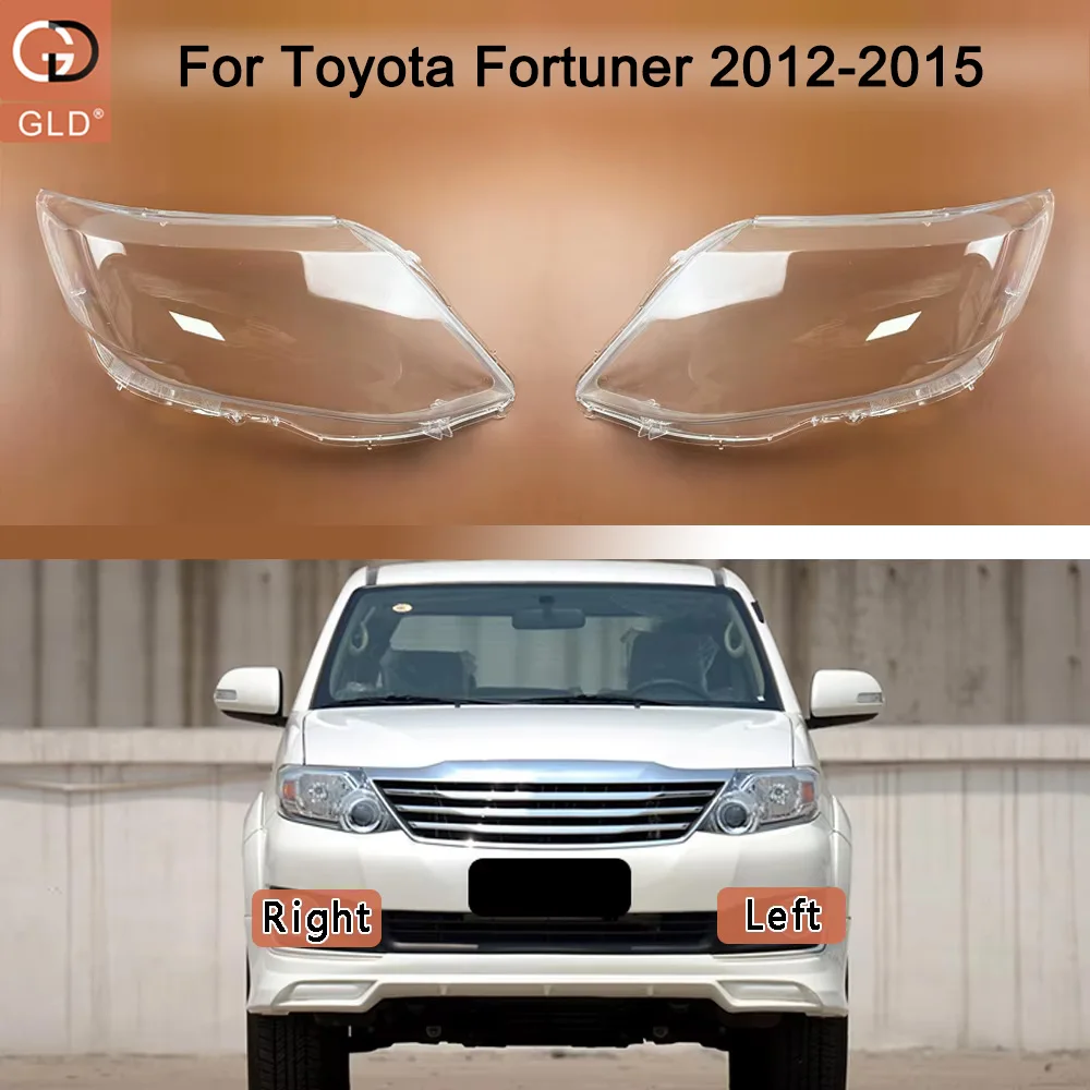 

Car Headlight Headlamp Light For Toyota 2012 2013 2014 2015 Fortuner Lampshade Glass Lens Case Shell Cover Transparent Lampcover