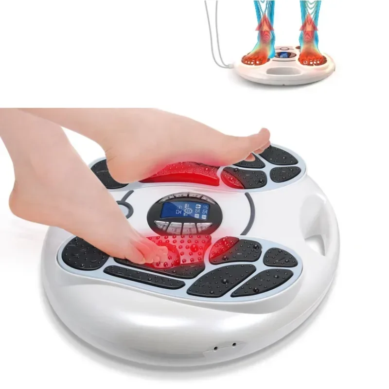 Foot massager wholesale portable feet relax machine small for old people ems massager foot remote electric leg muscle stimulator