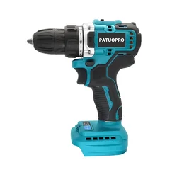 2-Speed 18 Torque Electric Screwdriver 10mm Cordless Brushless Drill Handheld Power Tools For Makita 18V Battery(No Battery)