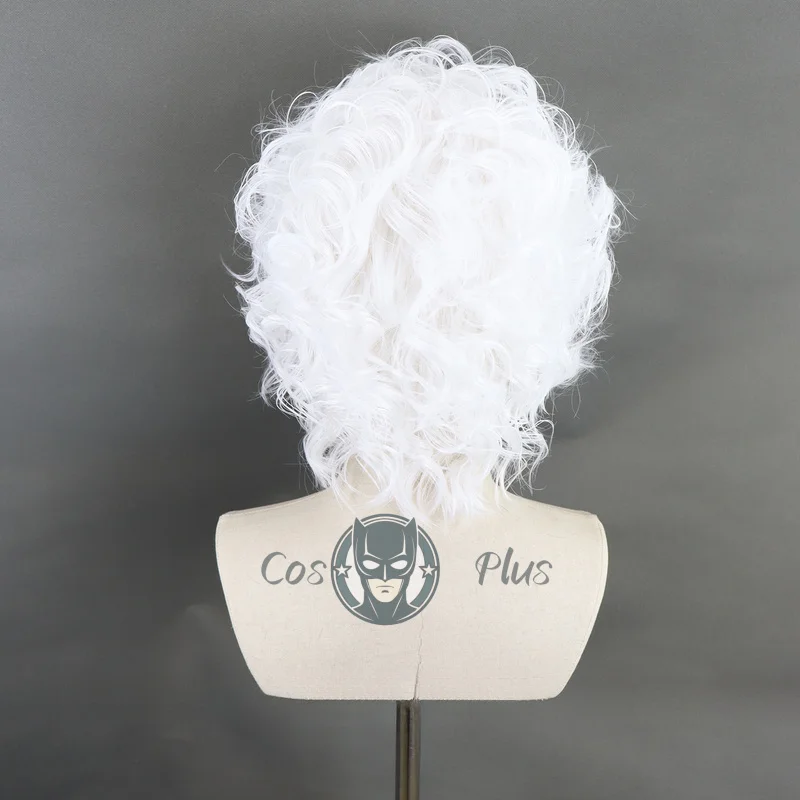 لعبة Hades II Hypnos شعر مستعار تأثيري فضي-أبيض مجعد الشعر بيروكات صناعية للرجال النساء Nyx Chird Thanatos عيد الميلاد غطاء شعر مستعار مجاني