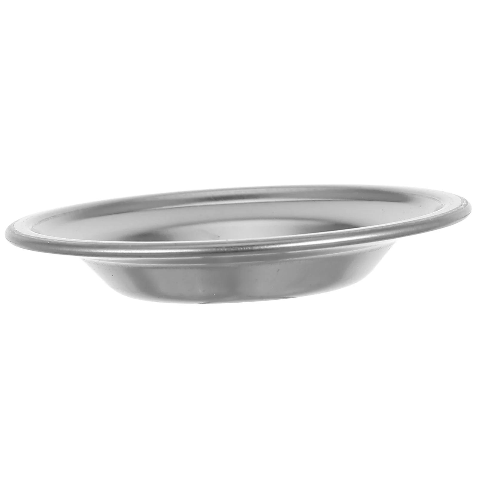 

1pc Teabag Dish Stainless Steel Space Saving Tea Bag Holder Tray Teaspoon Rest Metal Saucer Household Coaster