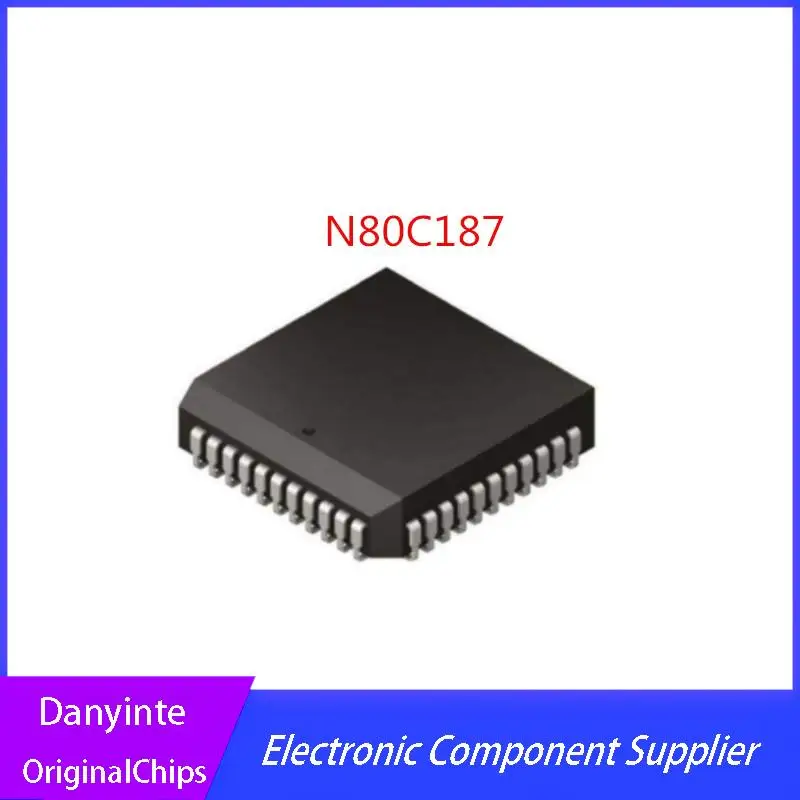 

1PCS/LOT NEW N80C187 N80C187-16 PLCC44